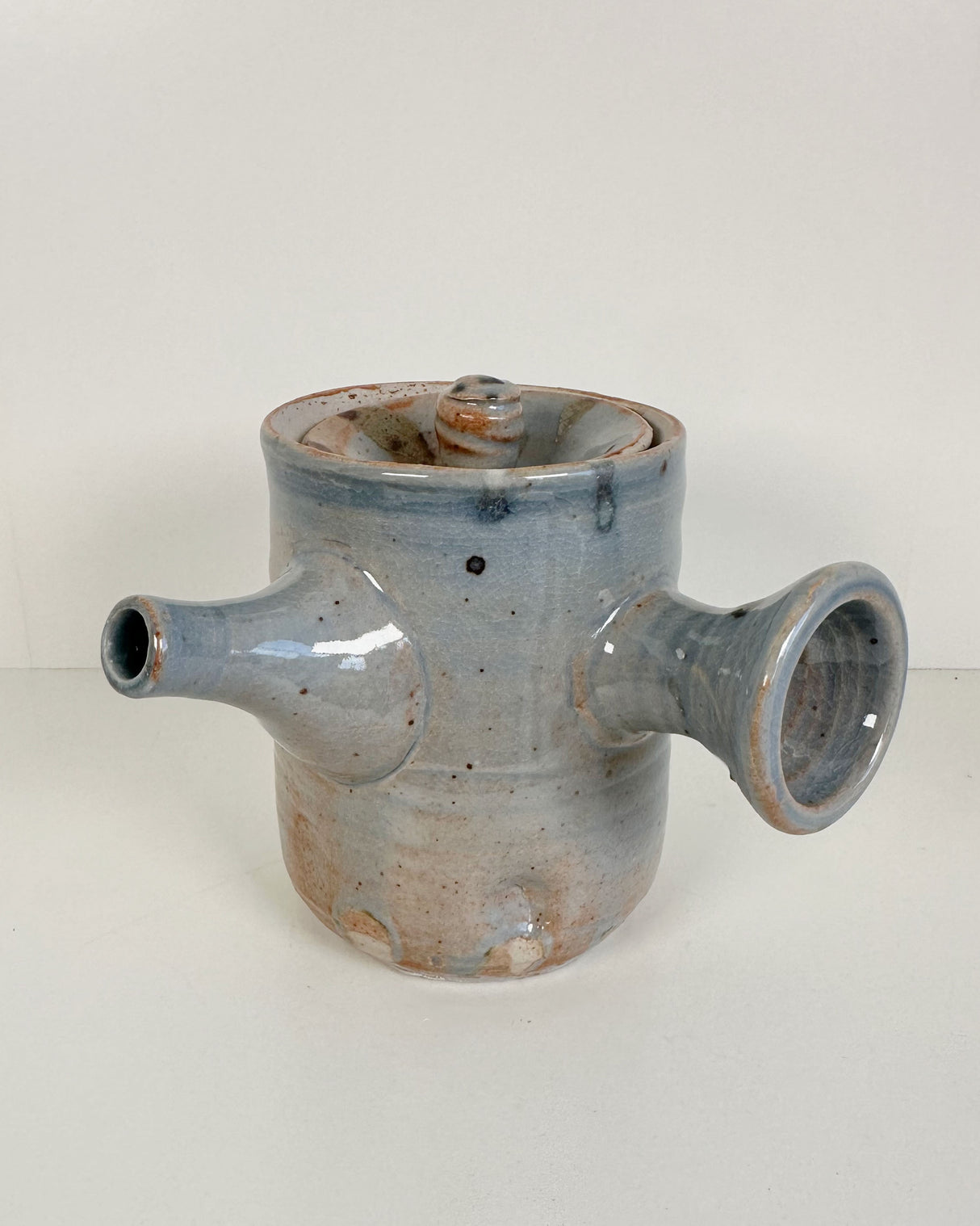 Cylindrical Japanese-style Kyusu Teapot | Lowell Baker