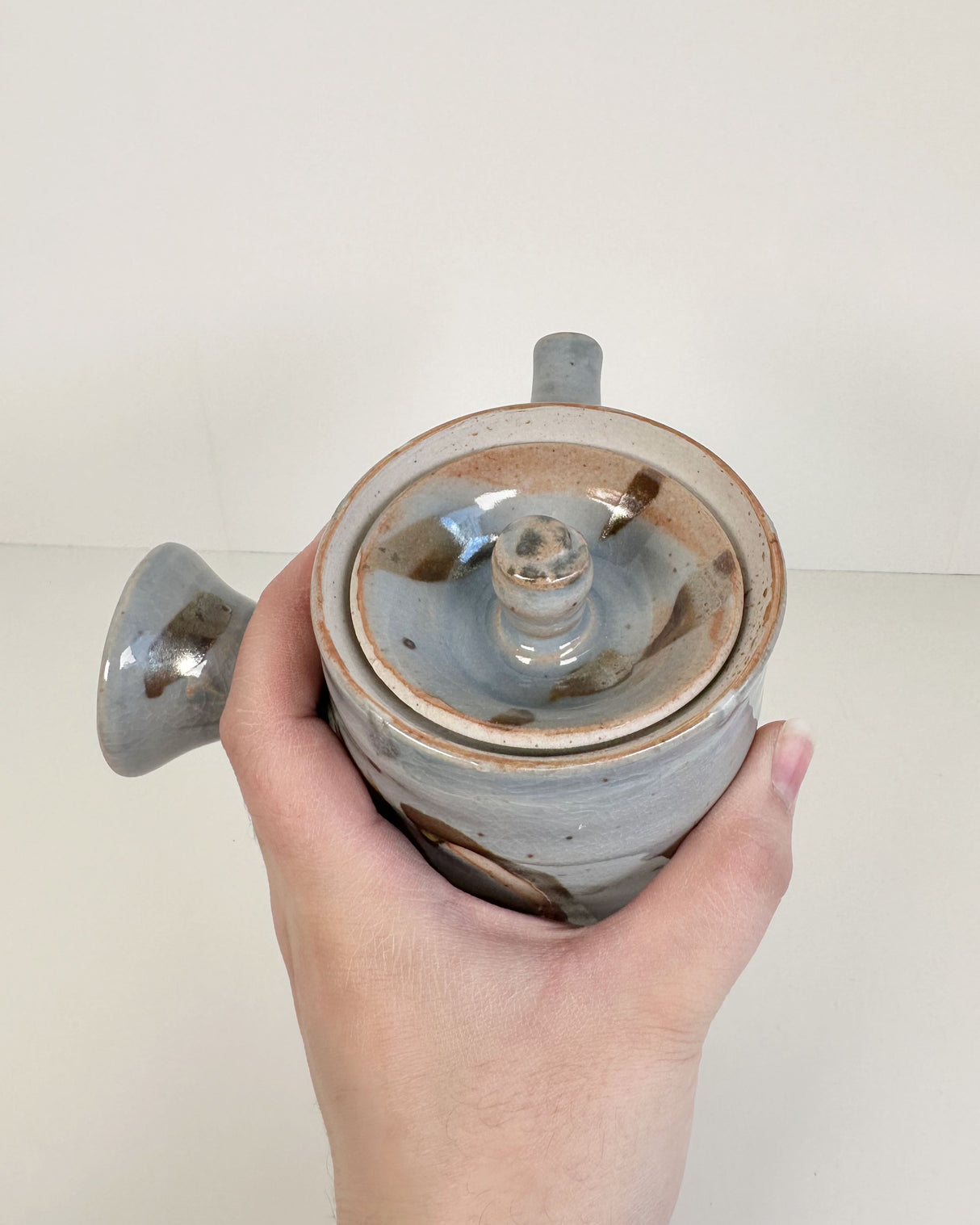 Cylindrical Japanese-style Kyusu Teapot | Lowell Baker