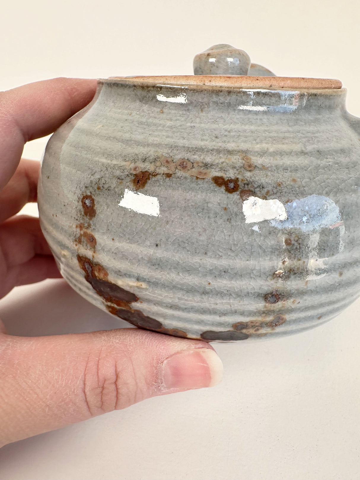 Round Japanese-style Kyusu Teapot | Lowell Baker