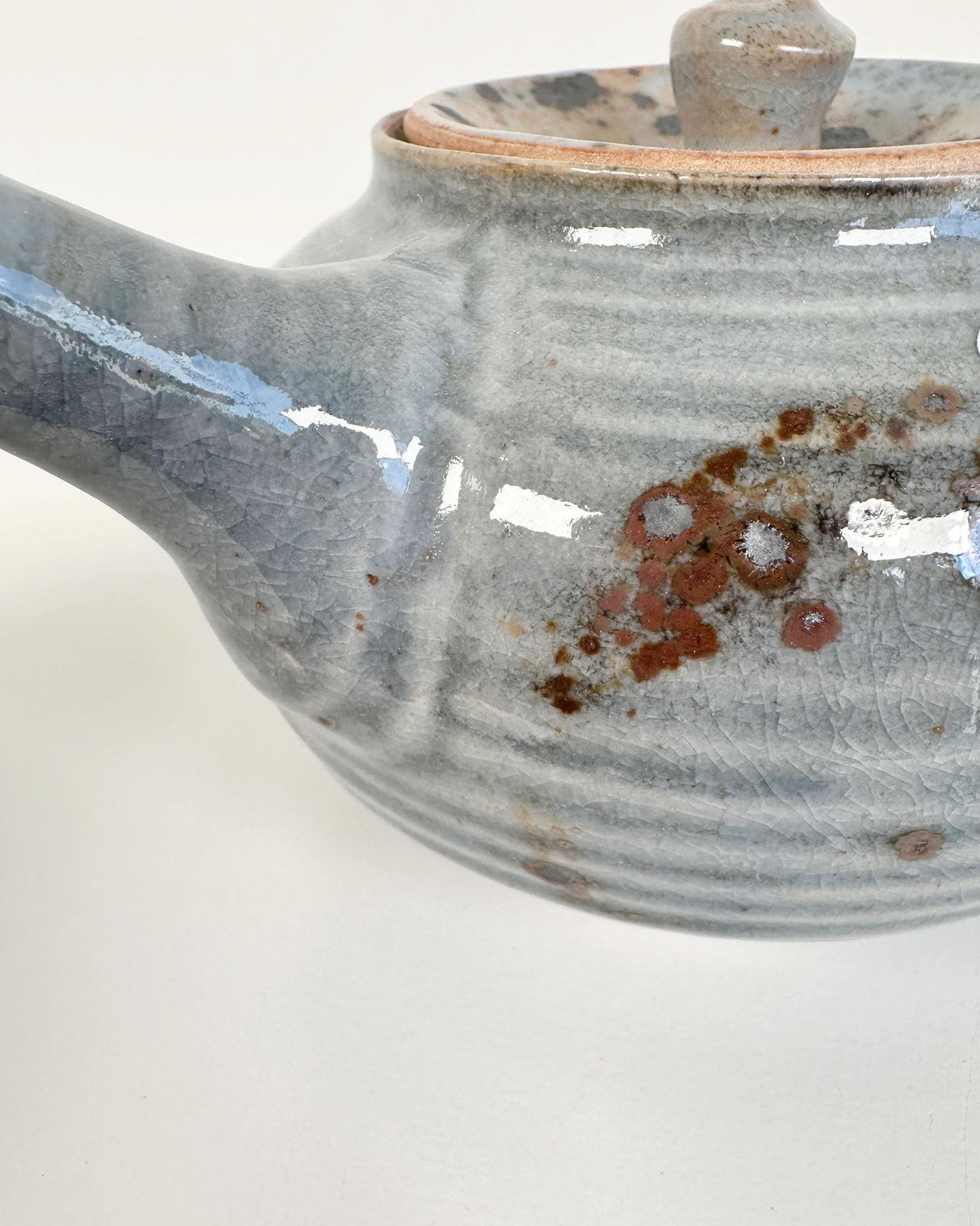 Round Japanese-style Kyusu Teapot | Lowell Baker