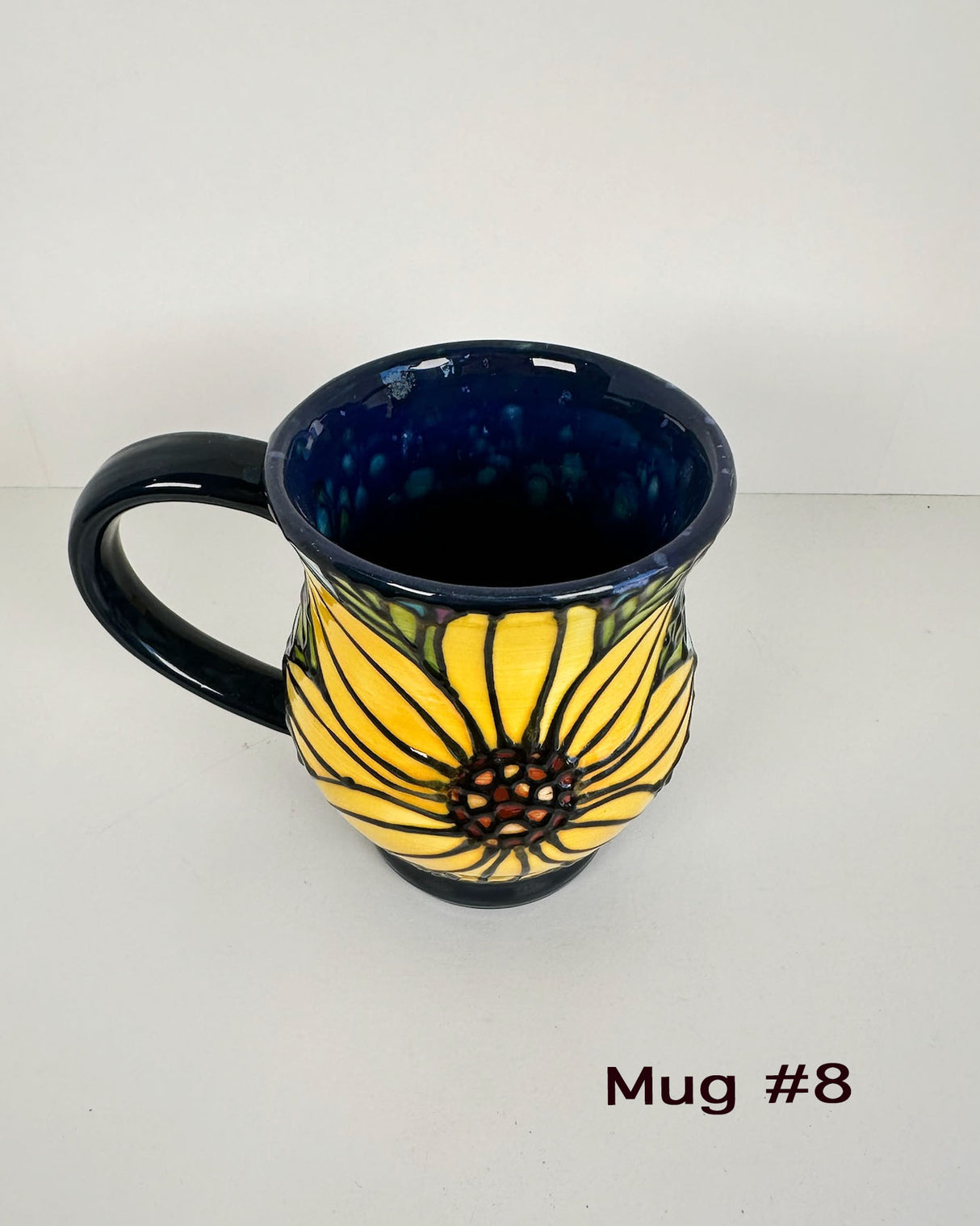Stained Glass Style Sunflower Mugs- Multiple Options Availble | Once & Future Things