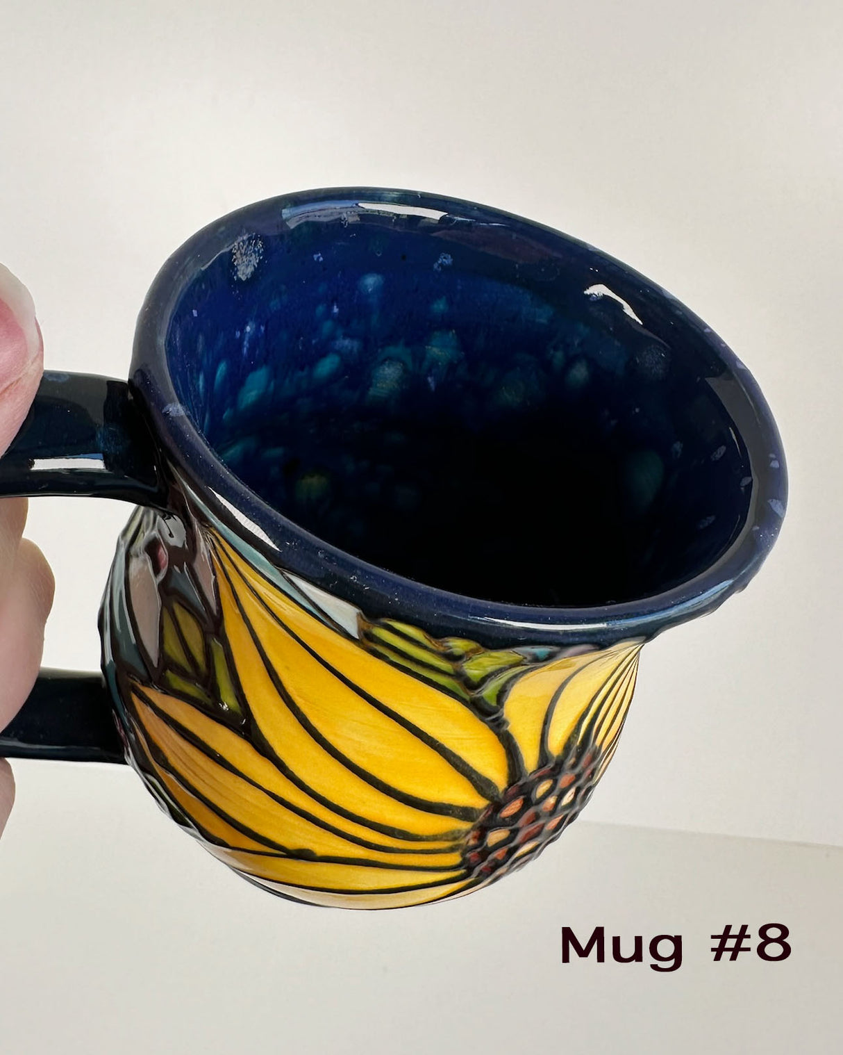 Stained Glass Style Sunflower Mugs- Multiple Options Availble | Once & Future Things