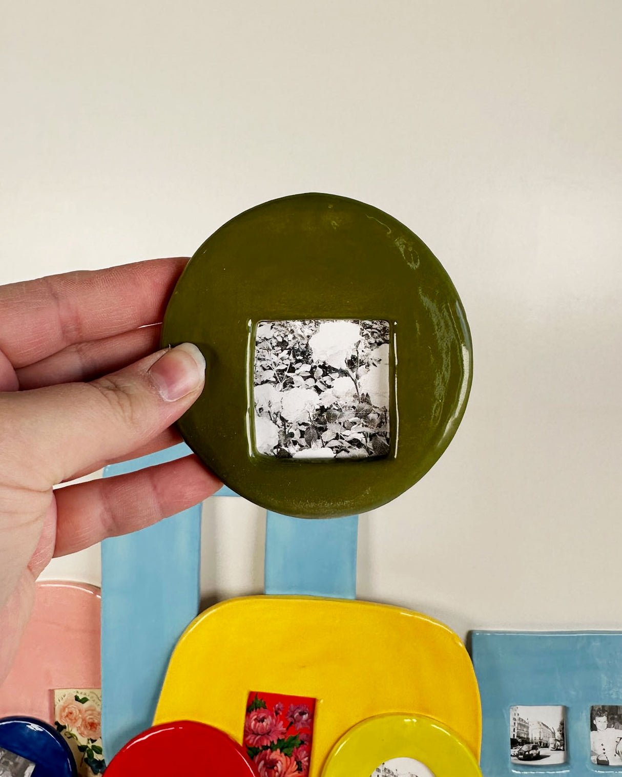 Colorful Ceramic Photo Frames | Madeleine Schmidt