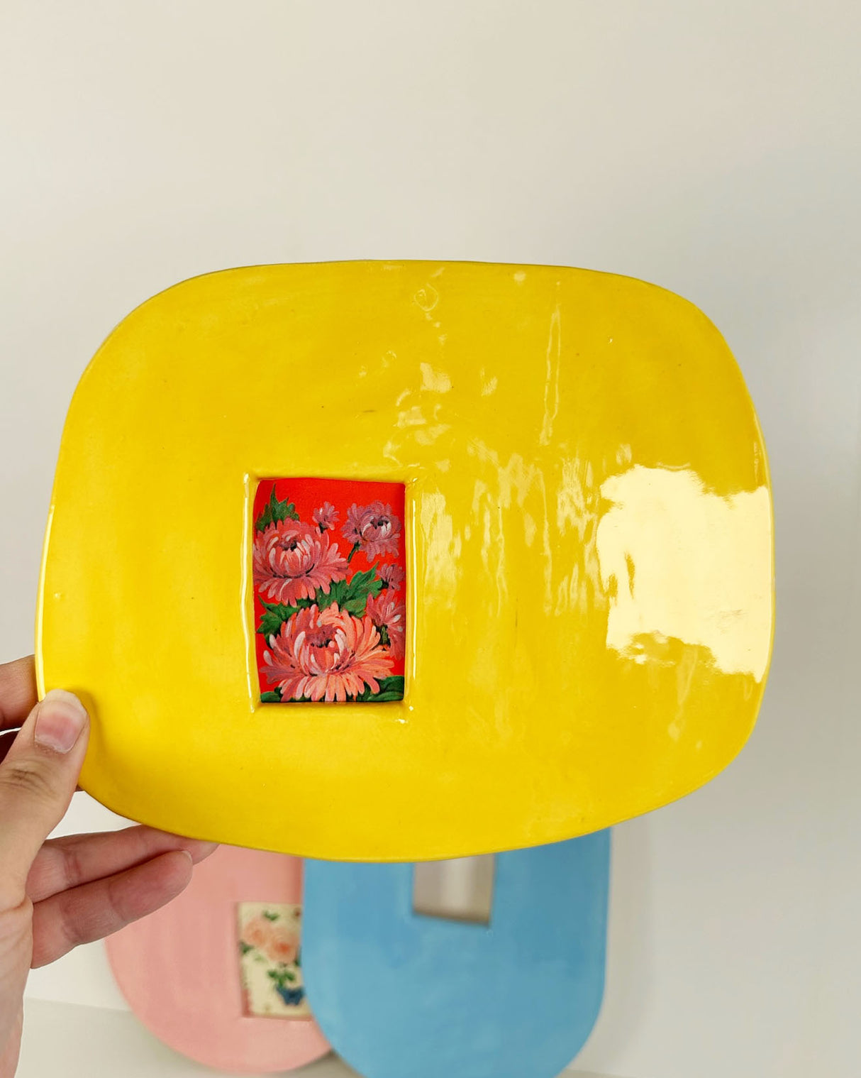 Colorful Ceramic Photo Frames | Madeleine Schmidt