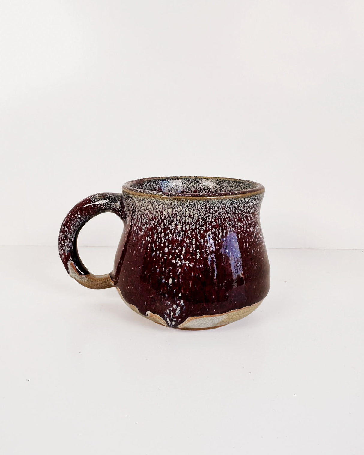 Speckled Deep Red Stoneware Mug | Katie Brown