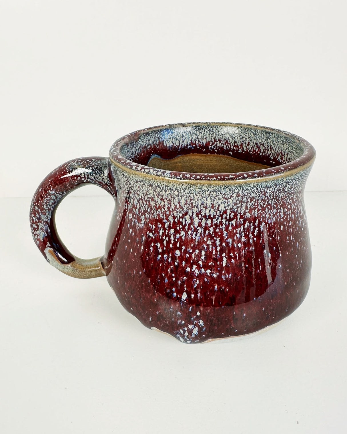 Speckled Deep Red Stoneware Mug | Katie Brown
