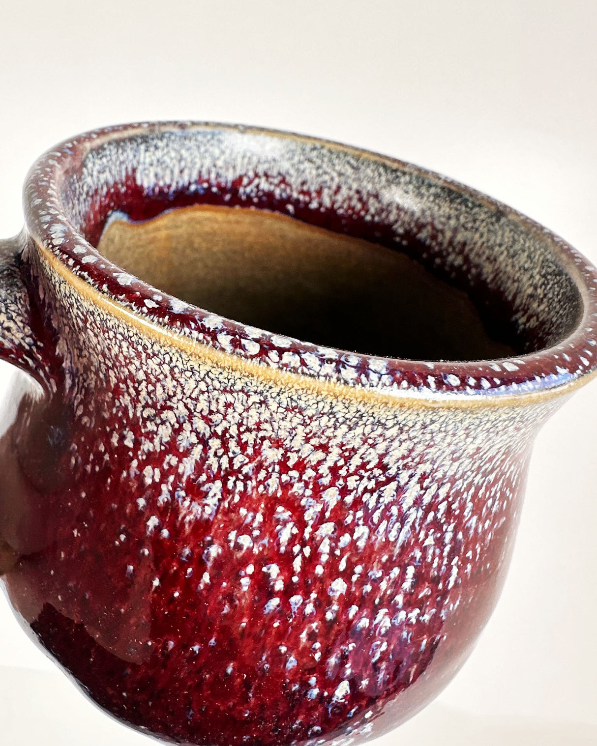 Speckled Deep Red Stoneware Mug | Katie Brown