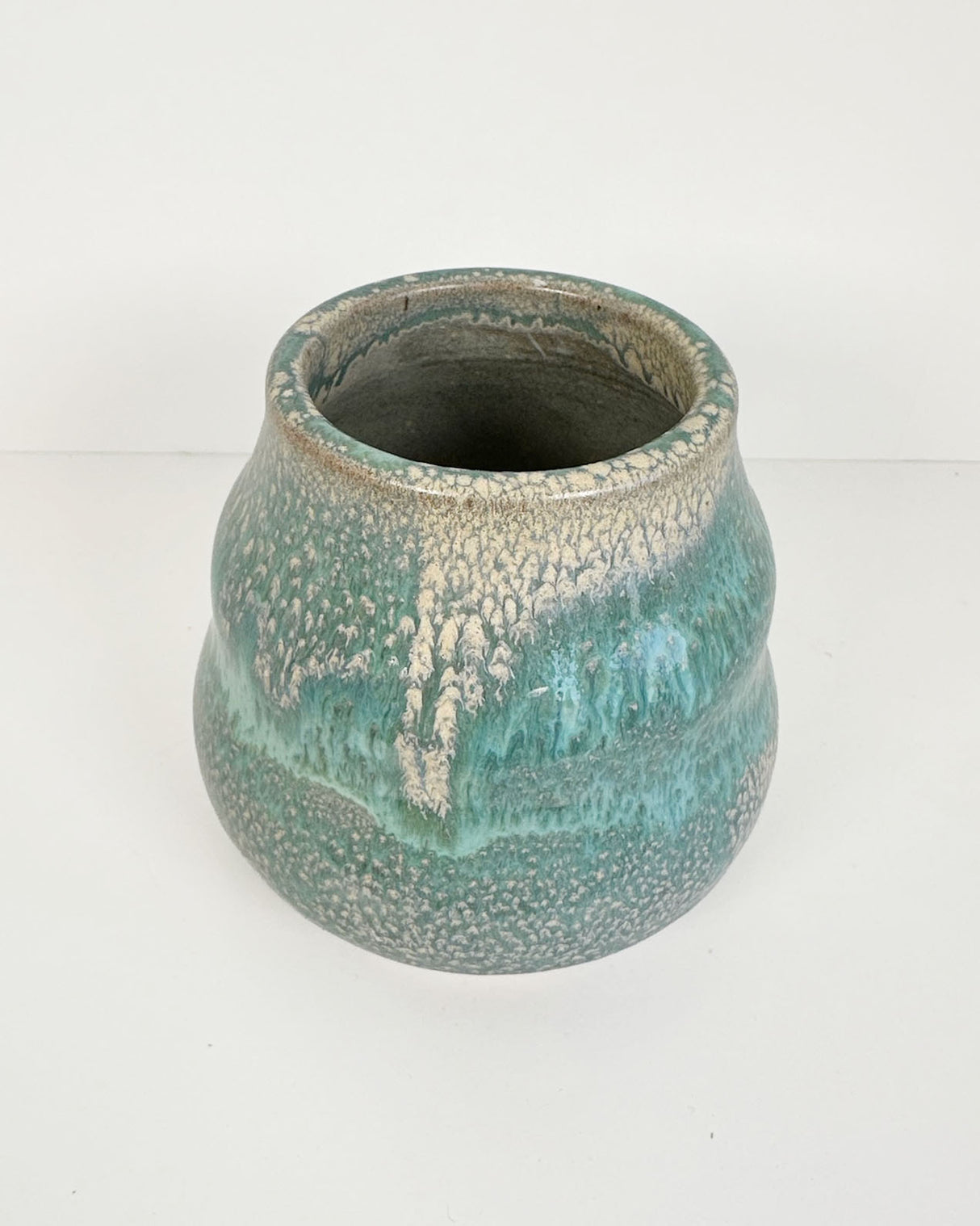 Teal Bubble Stoneware Vase Mug | Katie Brown
