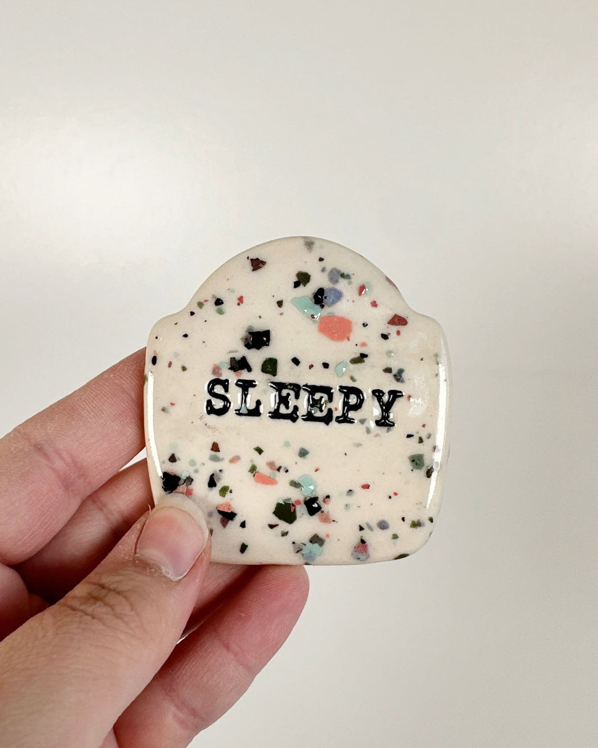 Sarcastic Tombstone Shaped Ceramic Magnets | Katie Brown