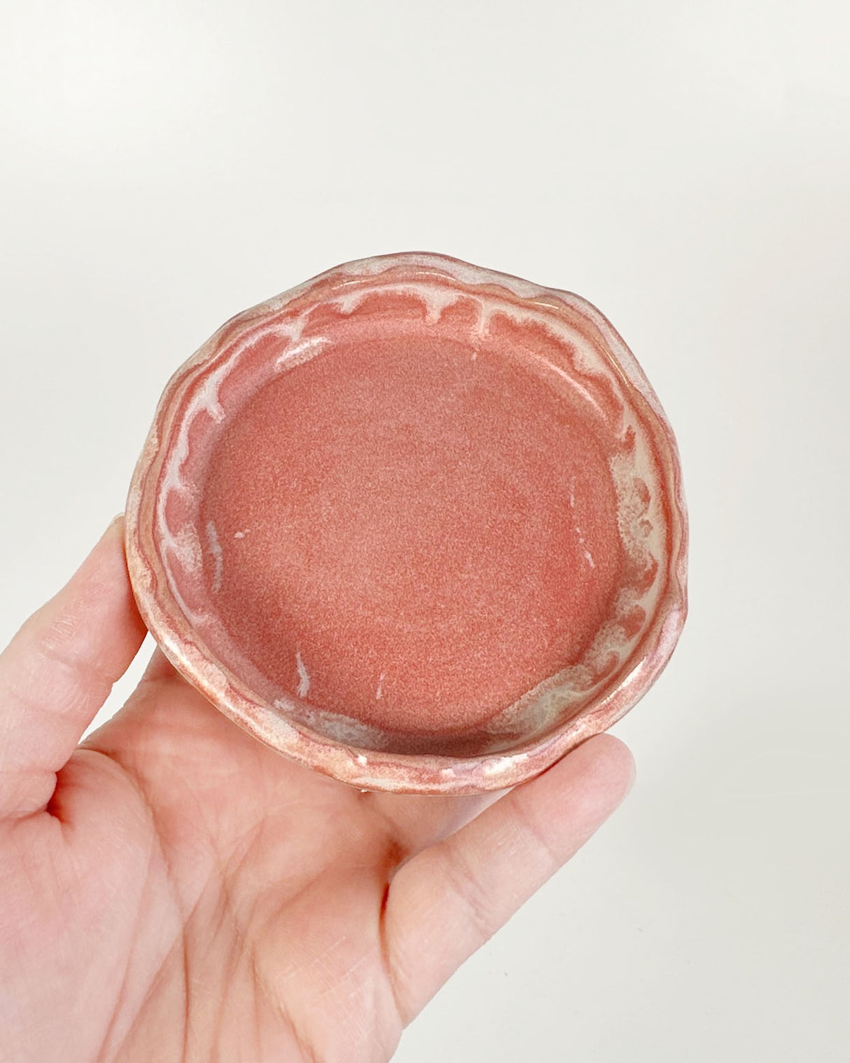 Pink Stoneware Trinket Dish | Katie Brown