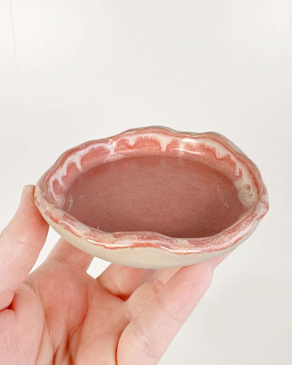 Pink Stoneware Trinket Dish | Katie Brown