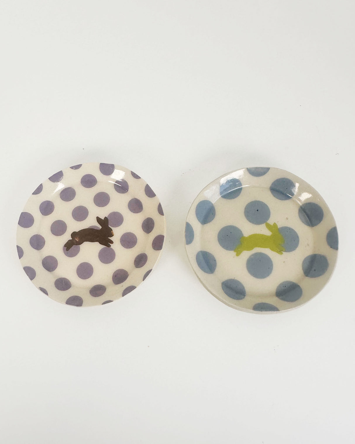 Sprinting Rabbit Ceramic Ring Dishes | Terra Clay Co.