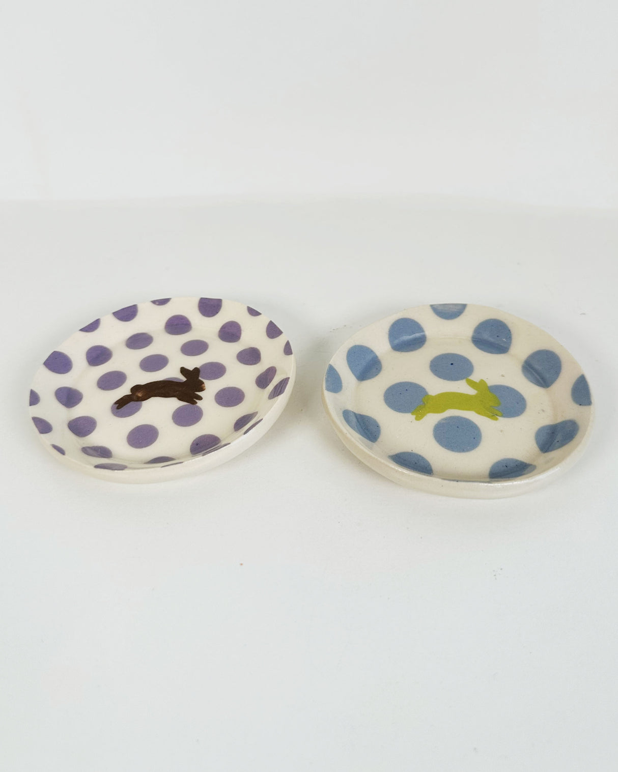 Sprinting Rabbit Ceramic Ring Dishes | Terra Clay Co.