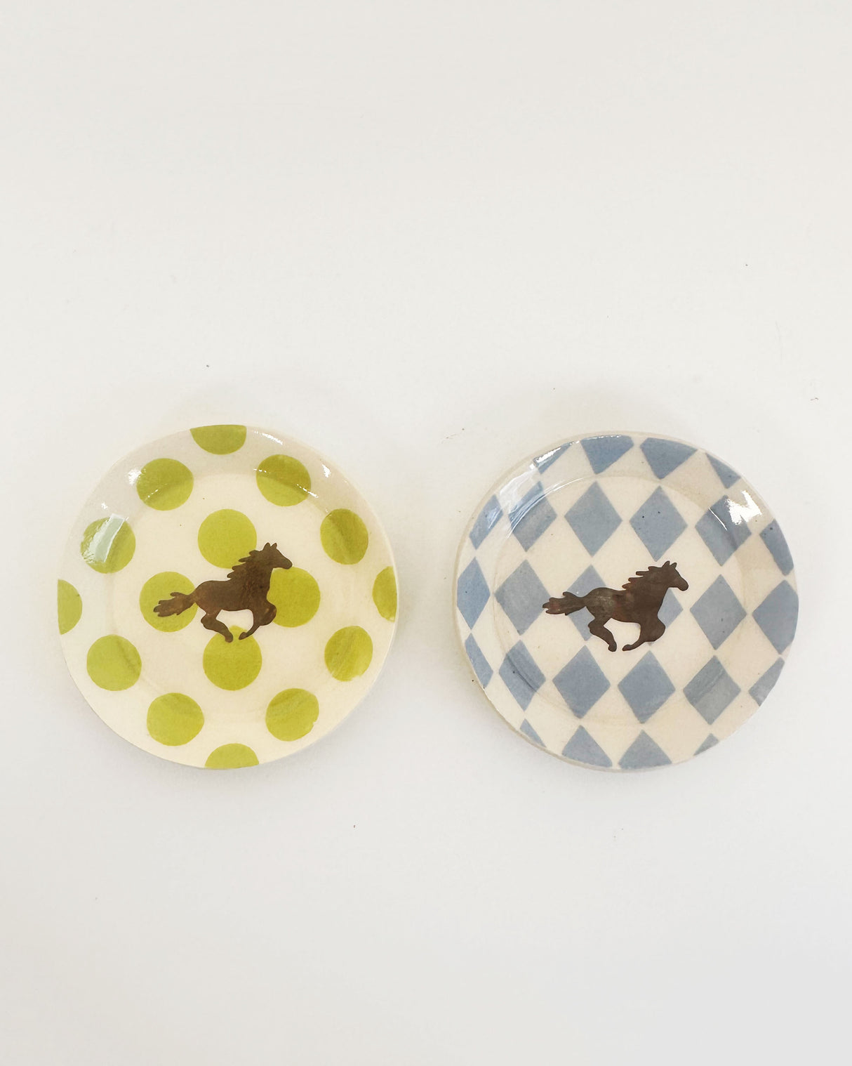 Galloping Horse Ceramic Ring Dishes | Terra Clay Co.