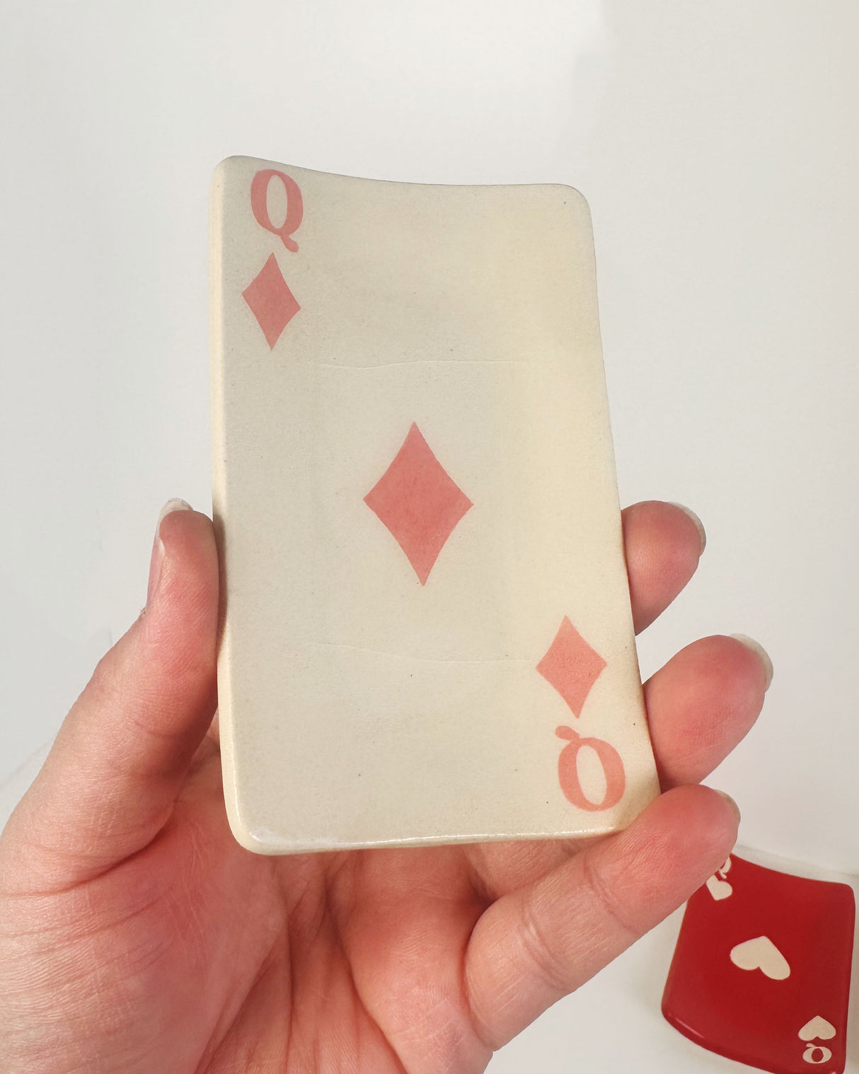 Playing Card Ceramic Ring Dishes | Terra Clay Co.