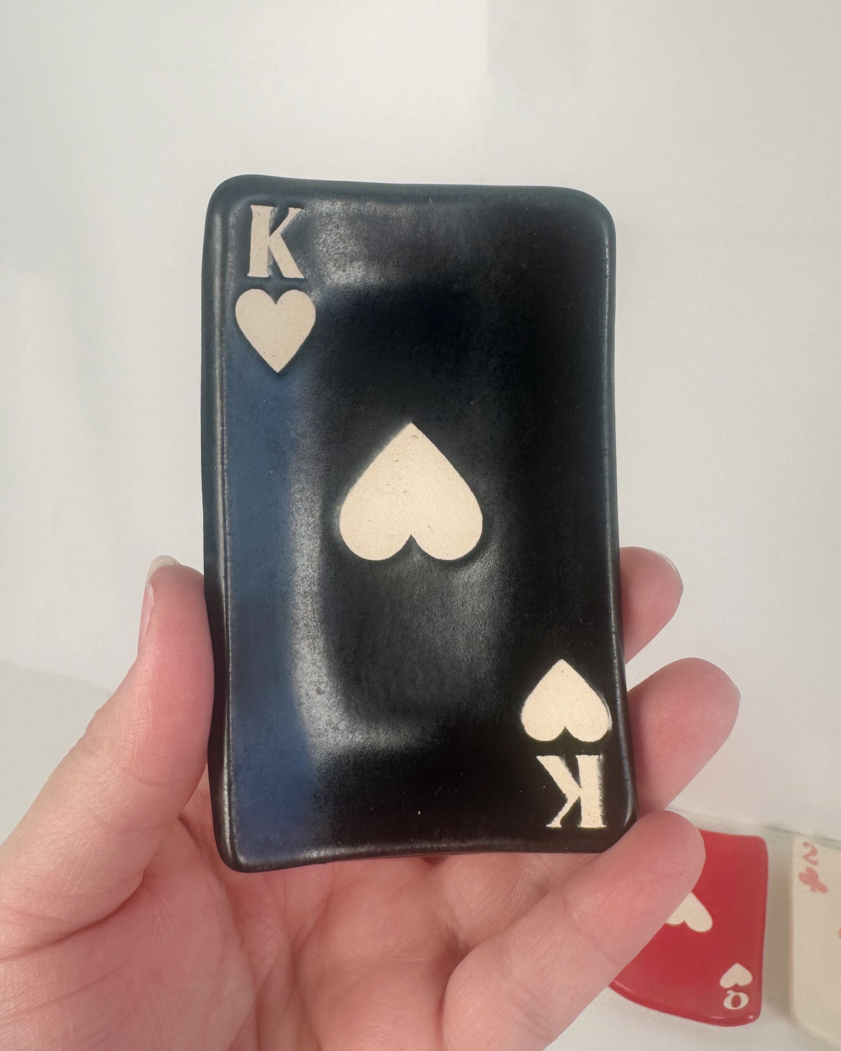 Playing Card Ceramic Ring Dishes | Terra Clay Co.