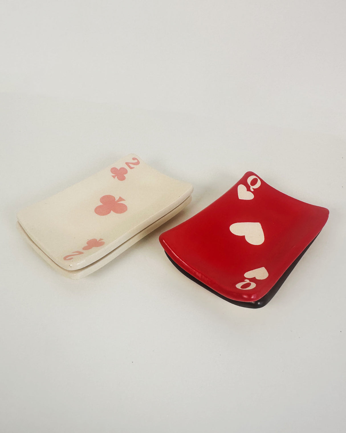 Playing Card Ceramic Ring Dishes | Terra Clay Co.