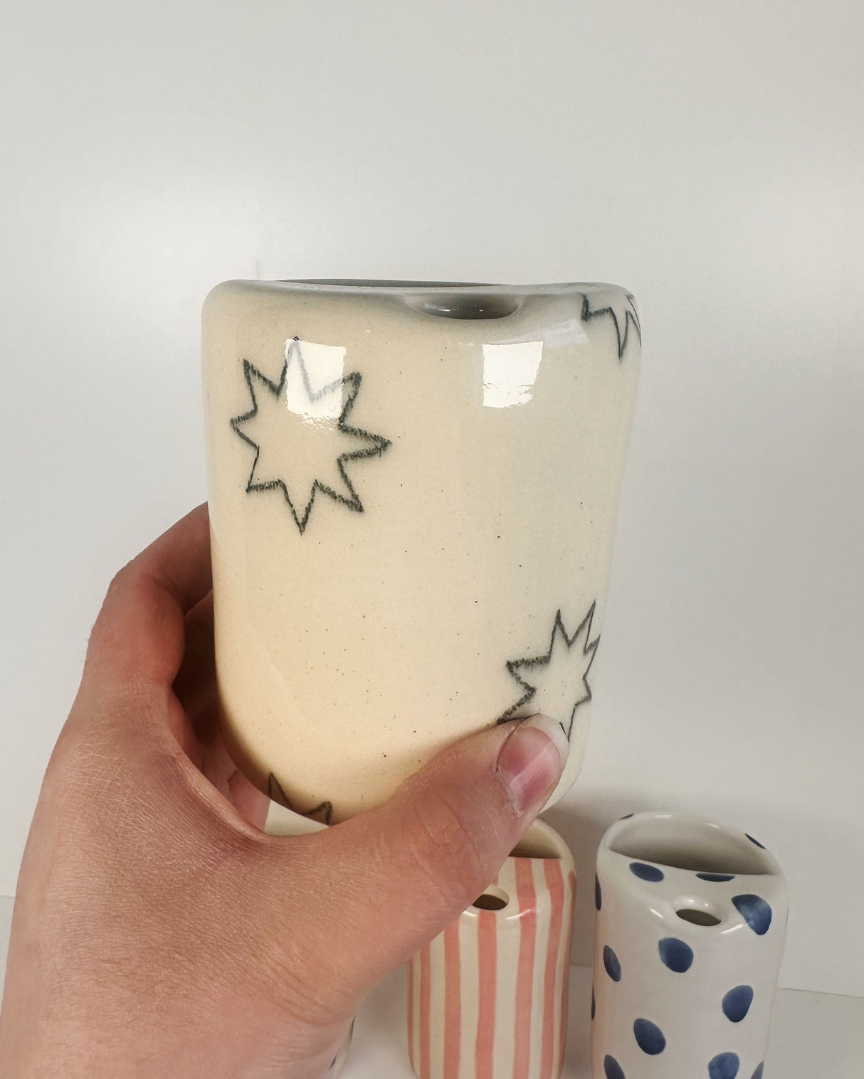 Vibrant Patterned Ceramic Travel Mugs | Terra Clay Co.