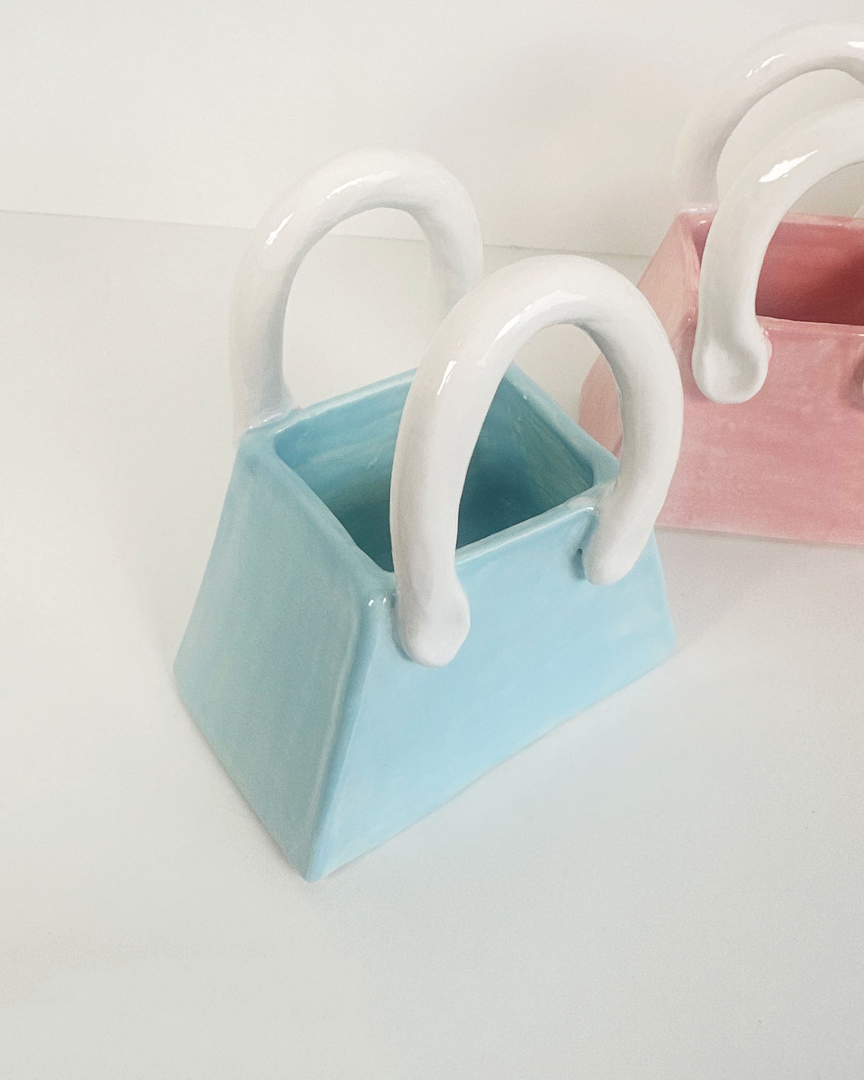 Colorful Ceramic Purse Bud Vases | Jessica Walker