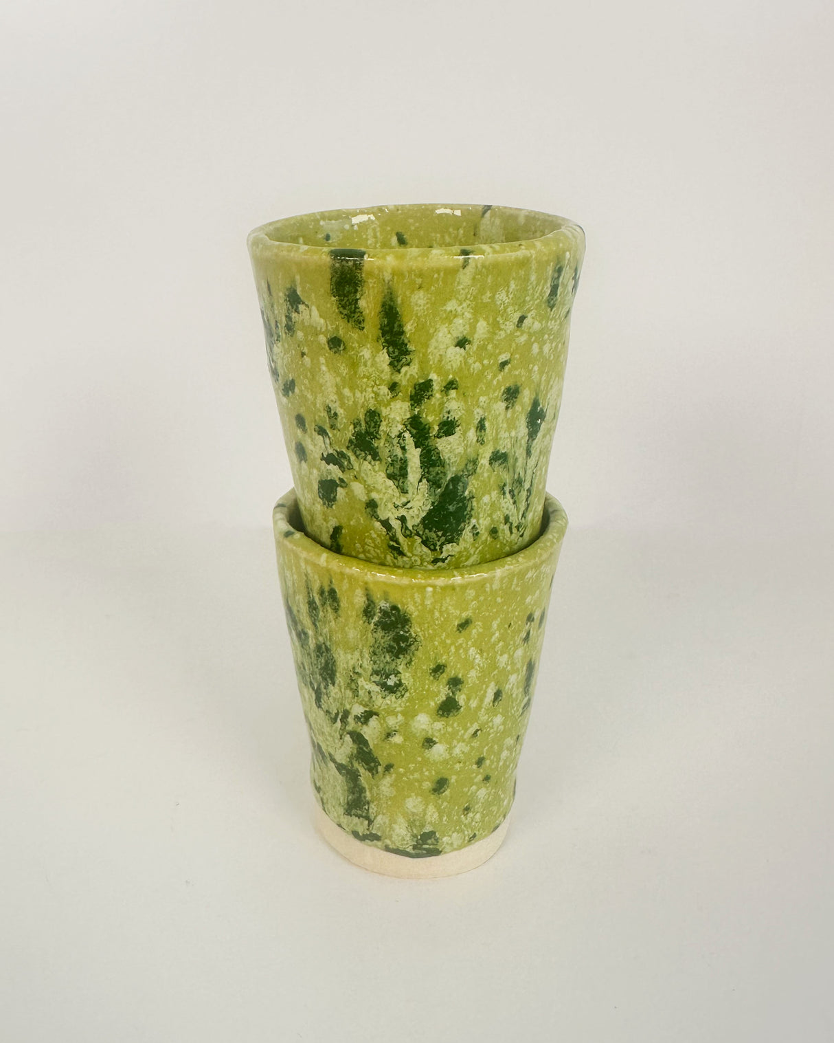 Lime Speckles Mini Tumblers/Shot Glasses | Jessica Walker