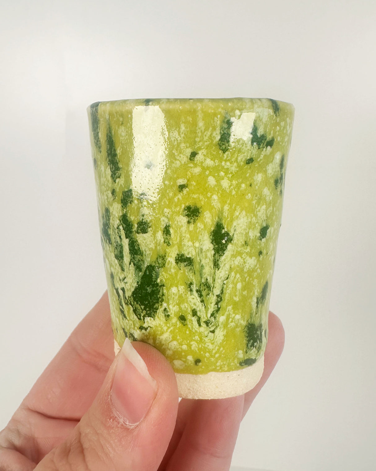 Lime Speckles Mini Tumblers/Shot Glasses | Jessica Walker