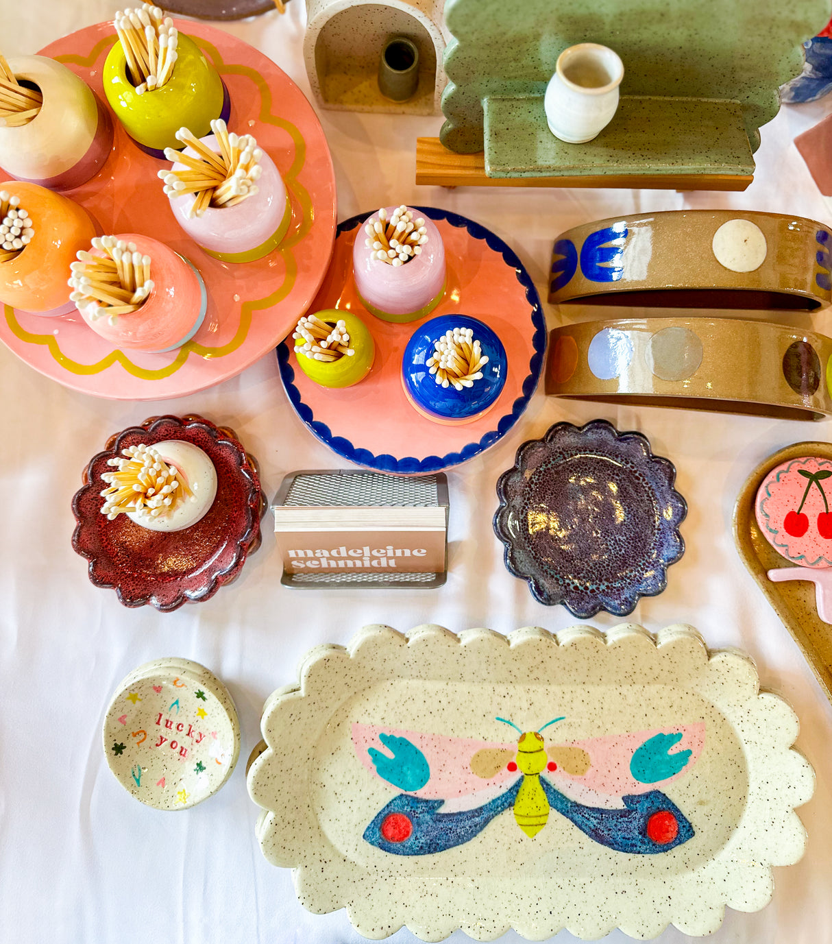 Butterfly Scalloped Tray | Madeleine Schmidt
