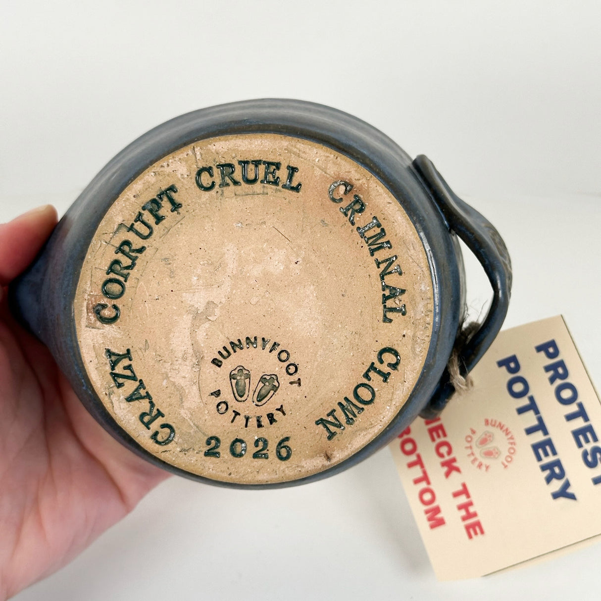 Small Protest Mixing Bowl | Bunnyfoot Pottery