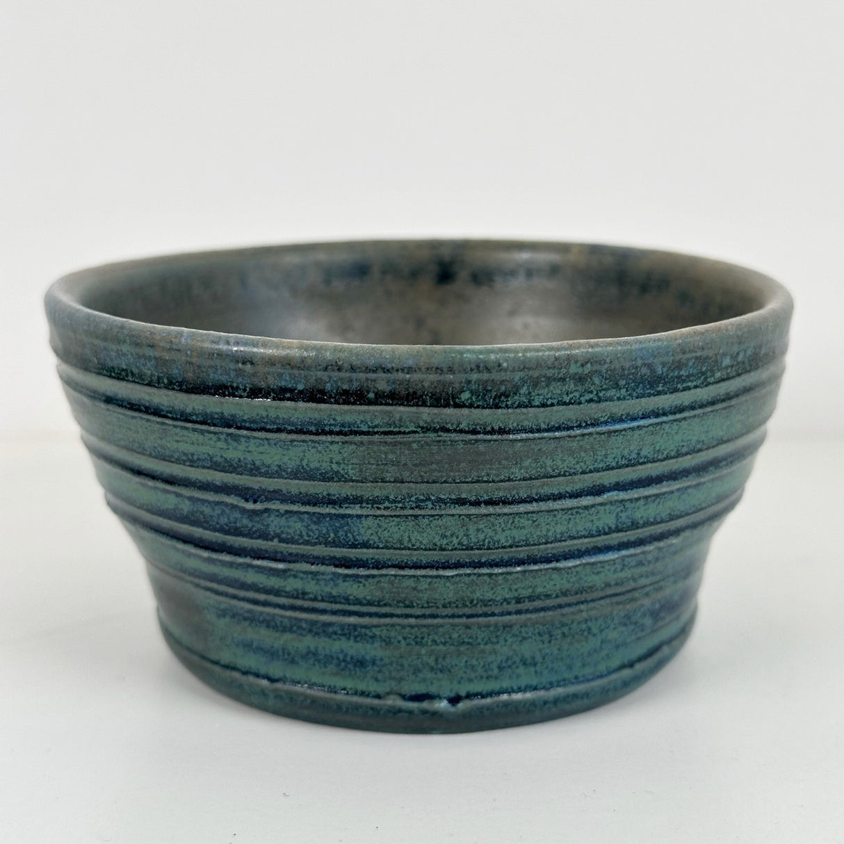 Ringed Texture Blue Bowl | Bunnyfoot Pottery