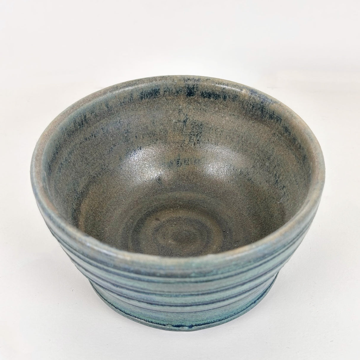 Ringed Texture Blue Bowl | Bunnyfoot Pottery