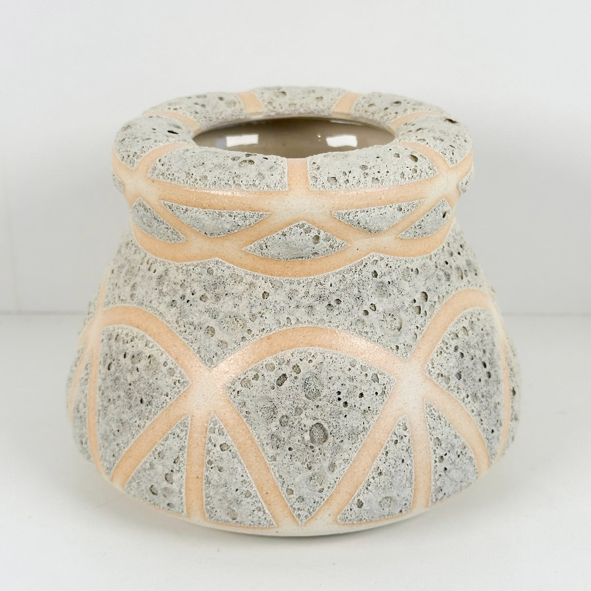 Moon Textured Pear Shaped Vase | Danny Aguirre