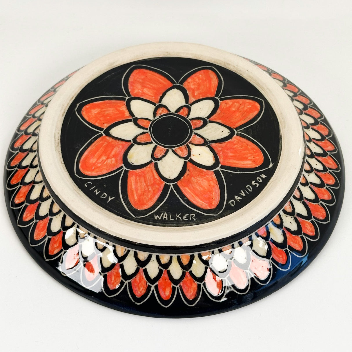 Monarch Butterfly Shallow Plate | Cindy Walker Davidson