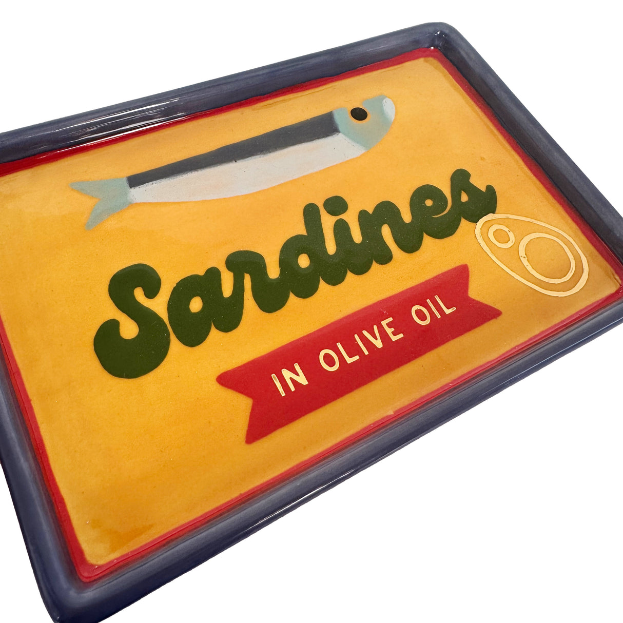 "Canned" Sardine Tray in Yellow | Wholesale