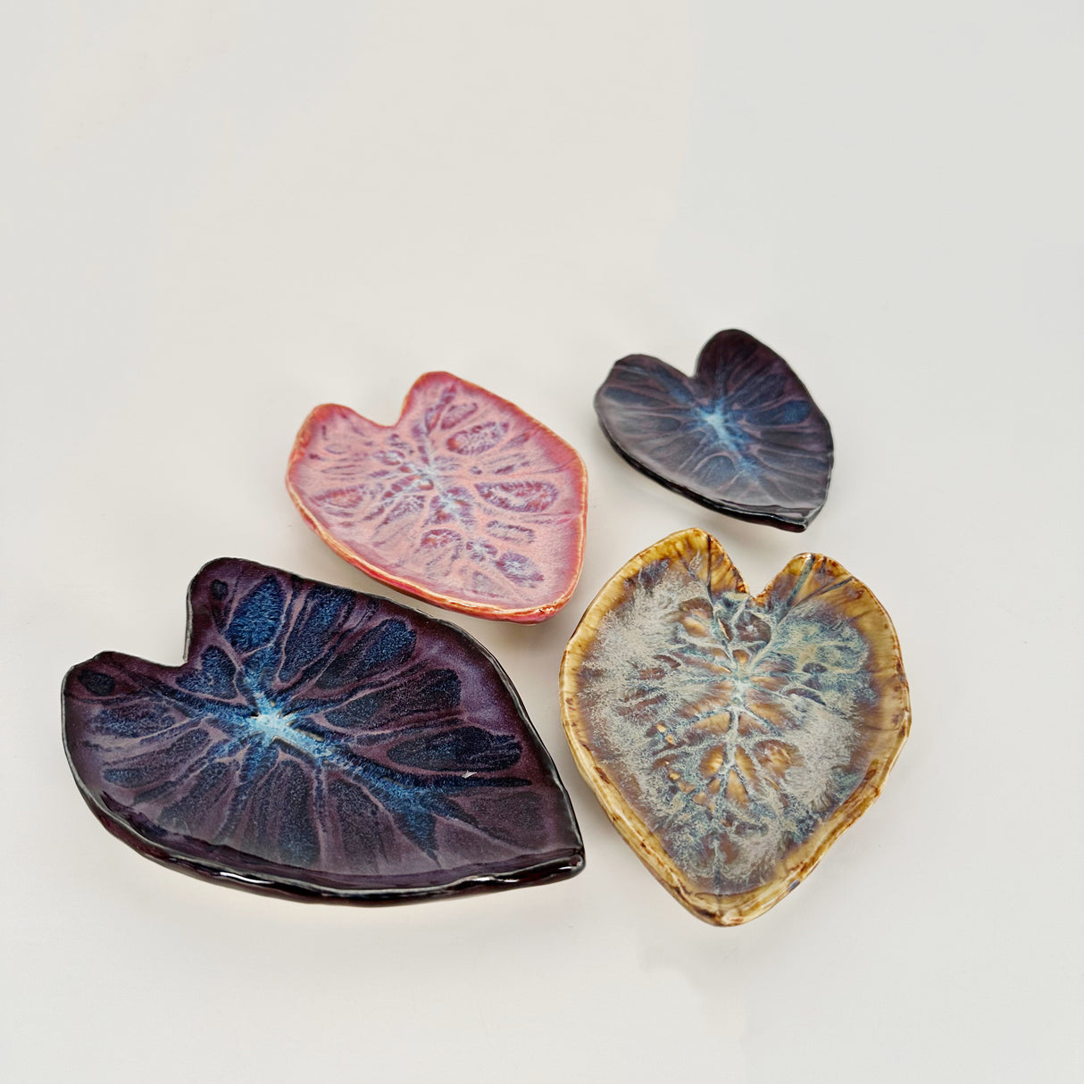 Small Leaf Impression Dishes | Cindy Walker Davidson