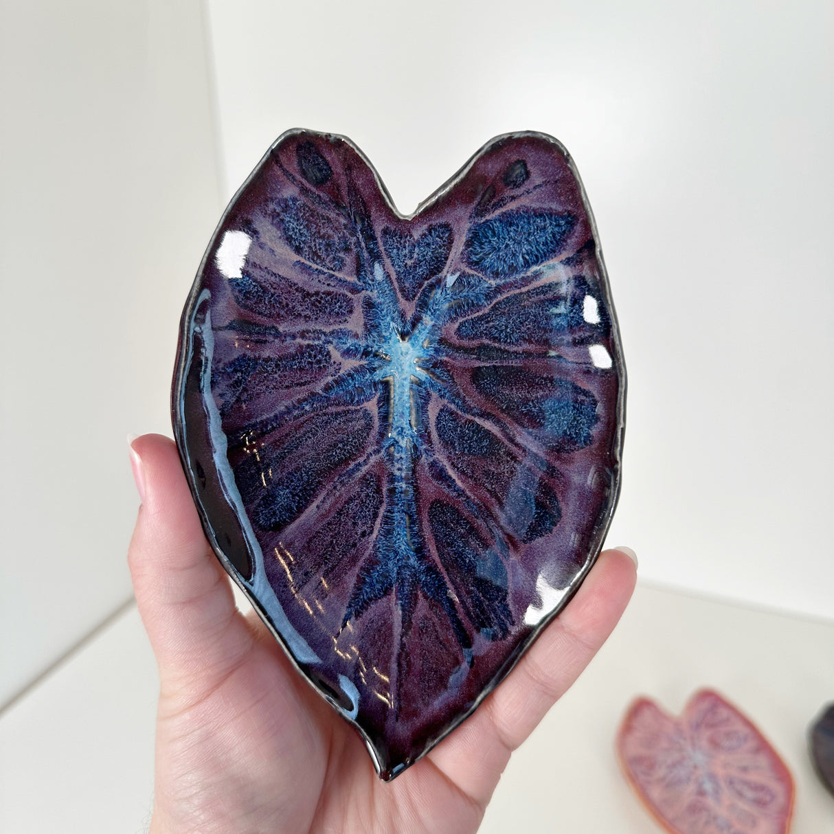 Small Leaf Impression Dishes | Cindy Walker Davidson
