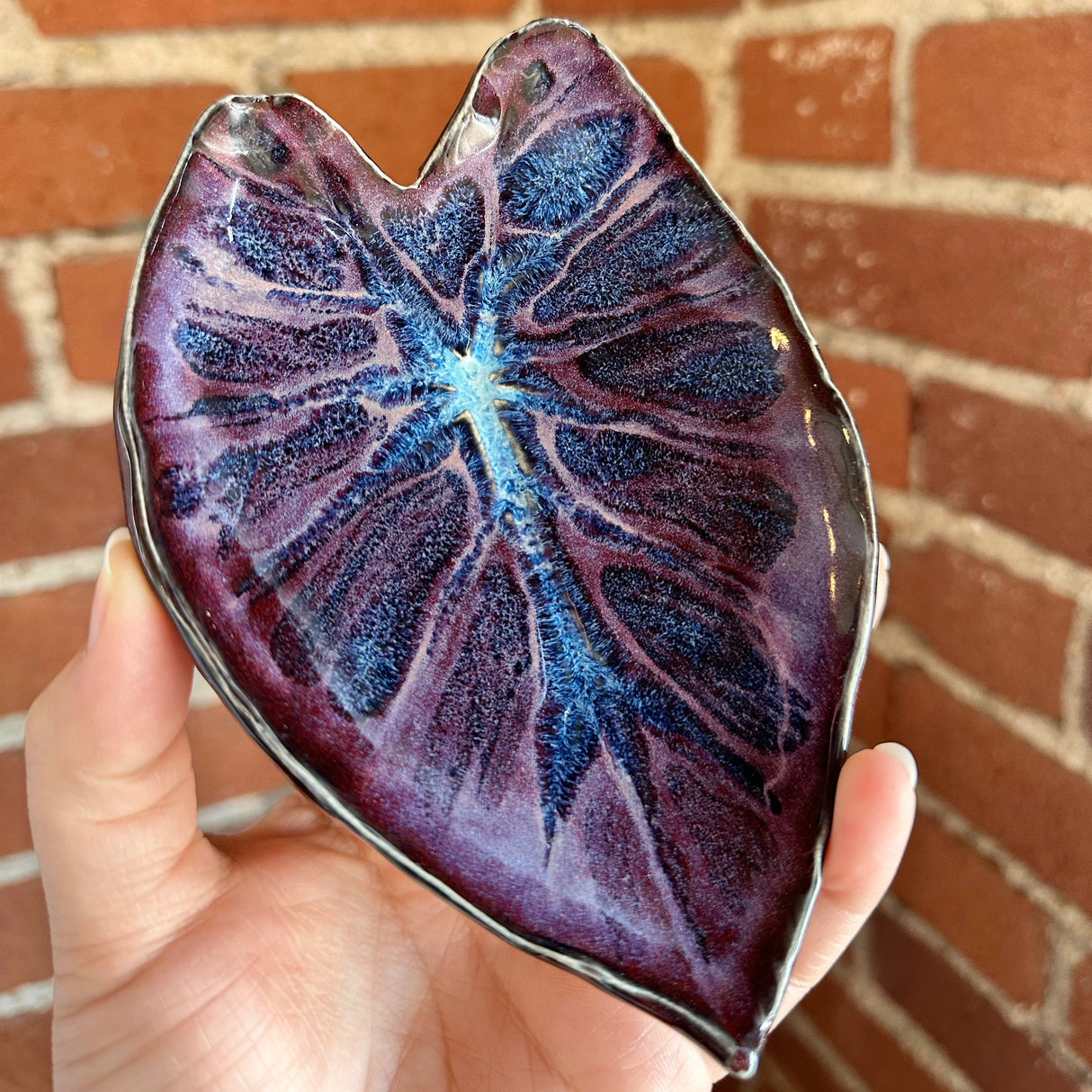 Small Leaf Impression Dishes | Cindy Walker Davidson