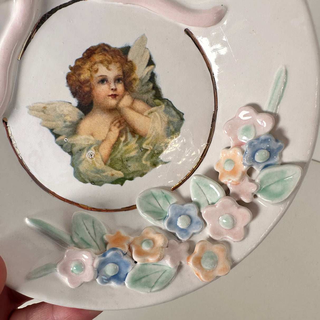 Classic Angel Dish C- featuring vintage artwork | Jessica Walker