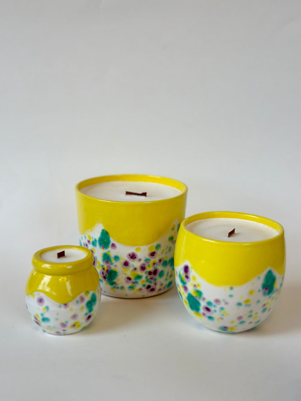 Hand Painted Tumbler Rosemary Focaccia Candle | Made from Muck