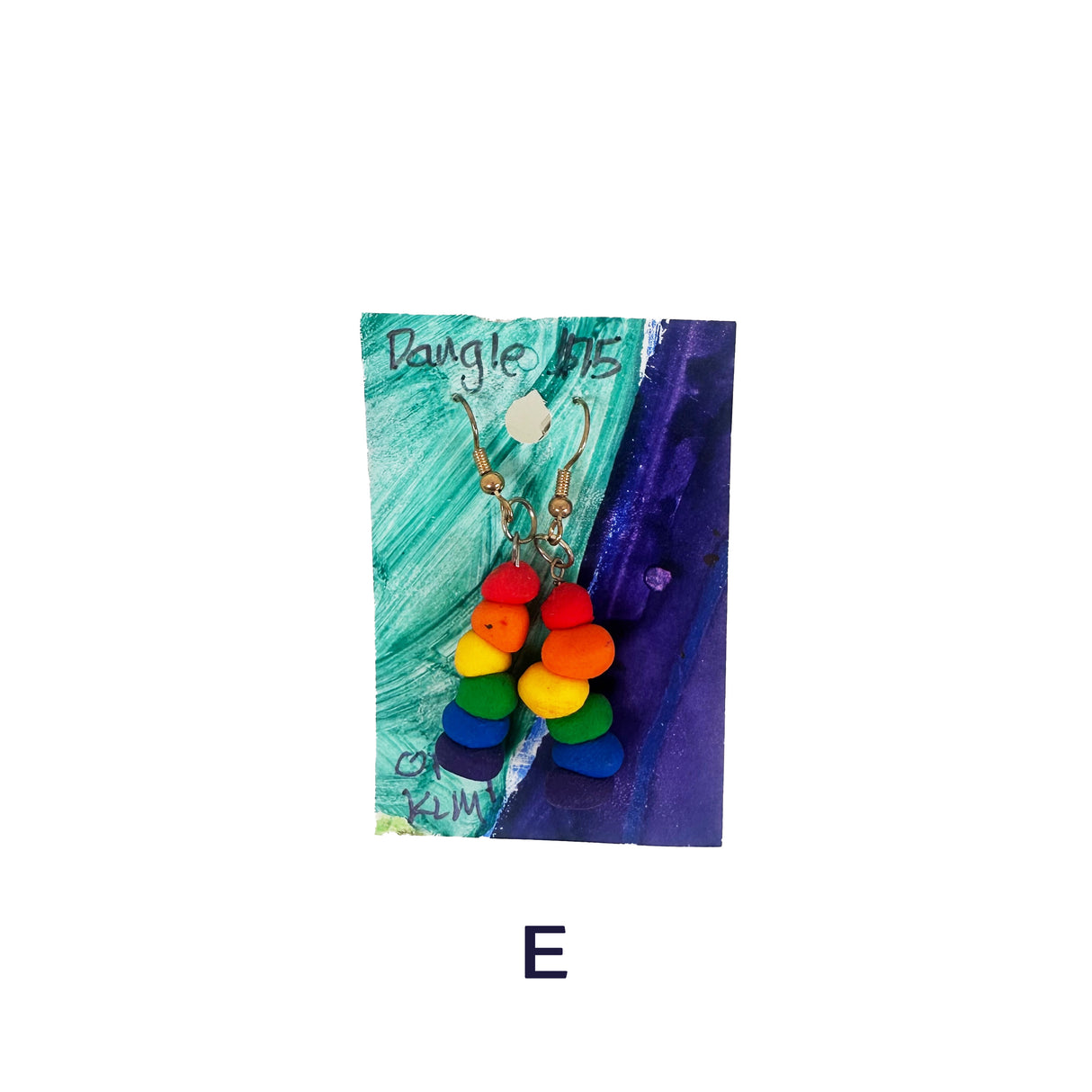 Rainbow Earrings in Polymer Clay- Dangles, Studs, & More Styles Available