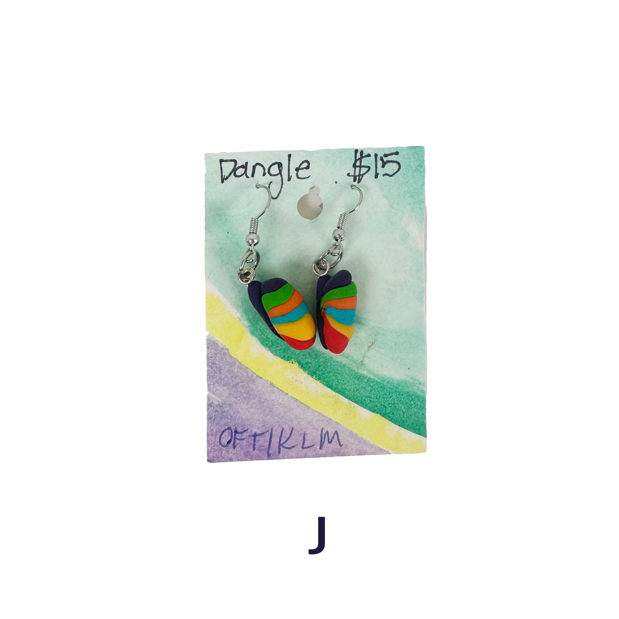 Rainbow Earrings in Polymer Clay- Dangles, Studs, & More Styles Available