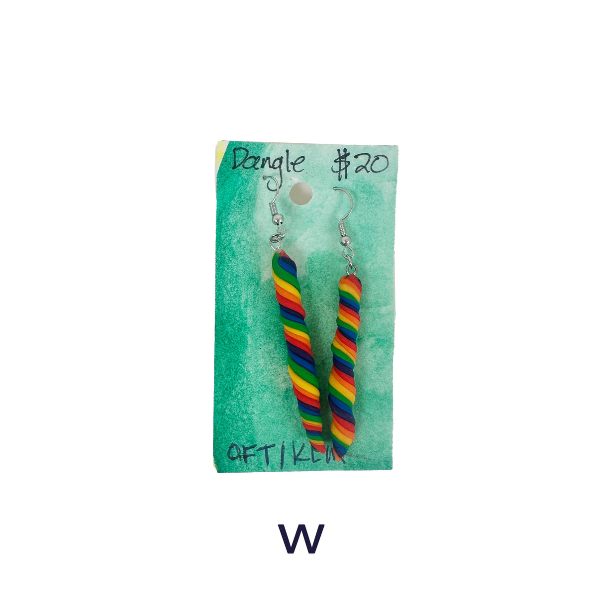 Rainbow Earrings in Polymer Clay- Dangles, Studs, & More Styles Available