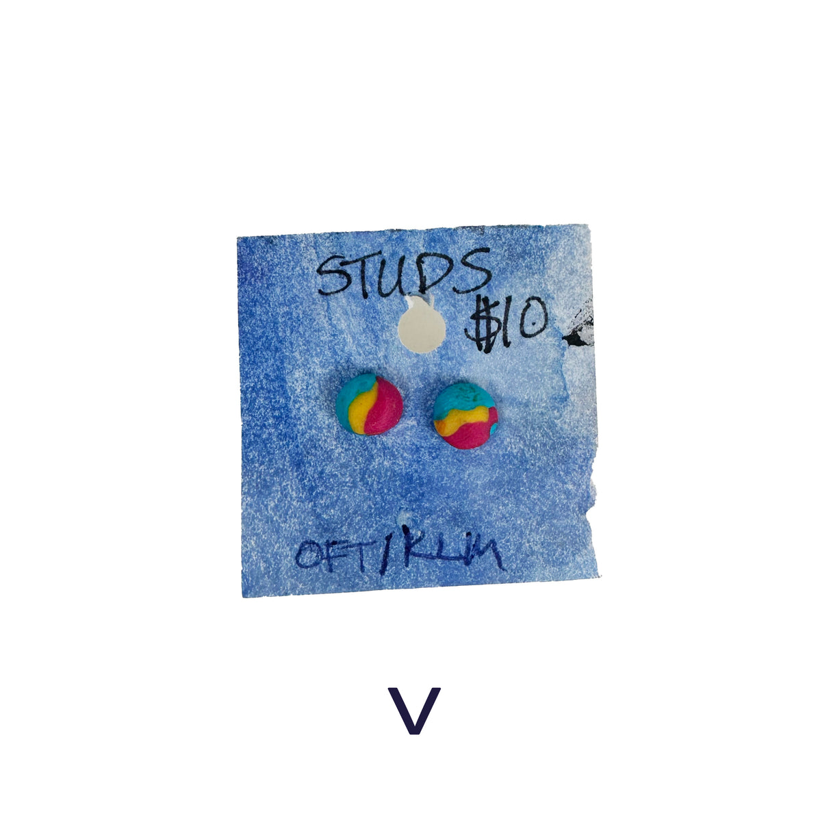 Rainbow Earrings in Polymer Clay- Dangles, Studs, & More Styles Available