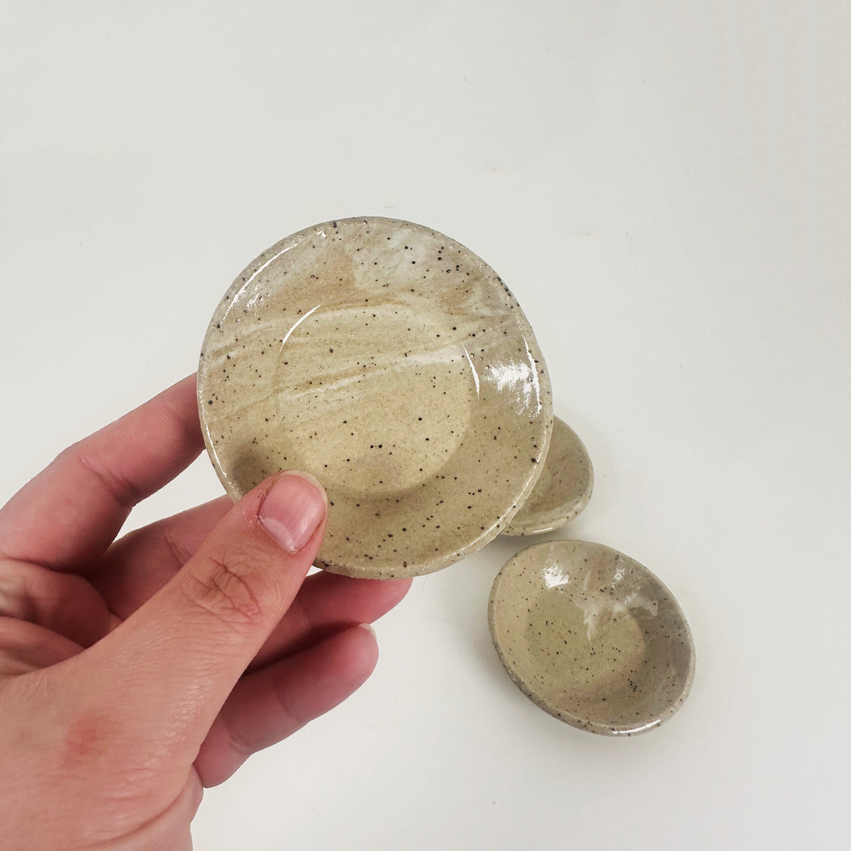 Speckled Sandy Trinket Dishes | Madeleine Schmidt