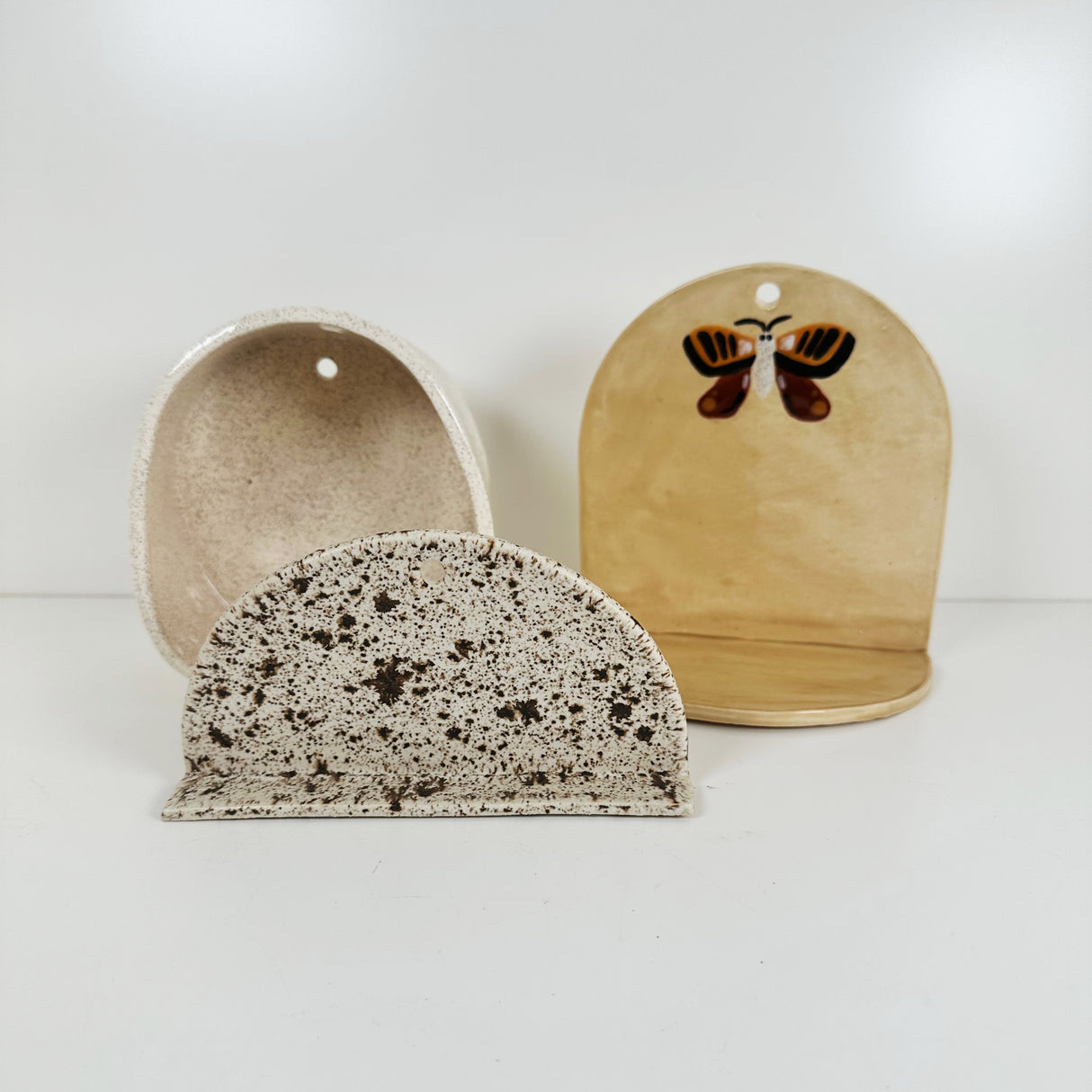 Speckled, Buff Wall Altars | Madeleine Schmidt