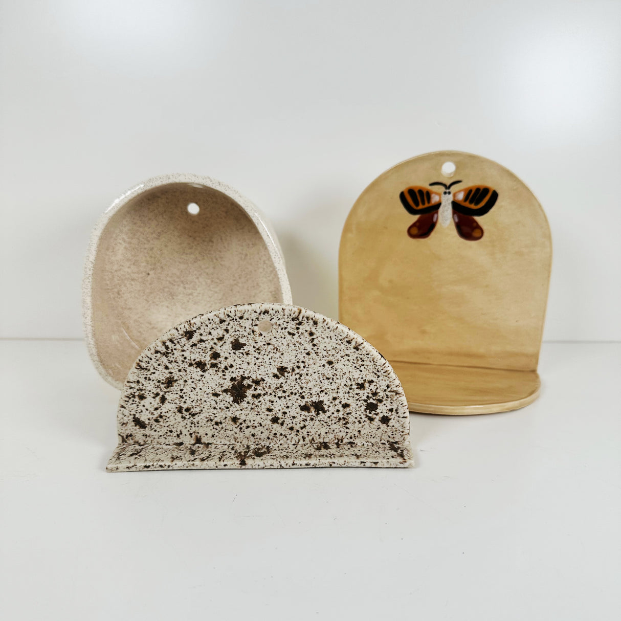 Speckled, Buff Wall Altars | Madeleine Schmidt