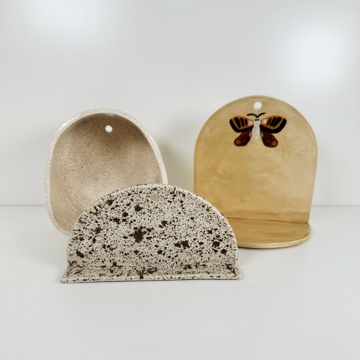 Speckled, Buff Wall Altars | Madeleine Schmidt