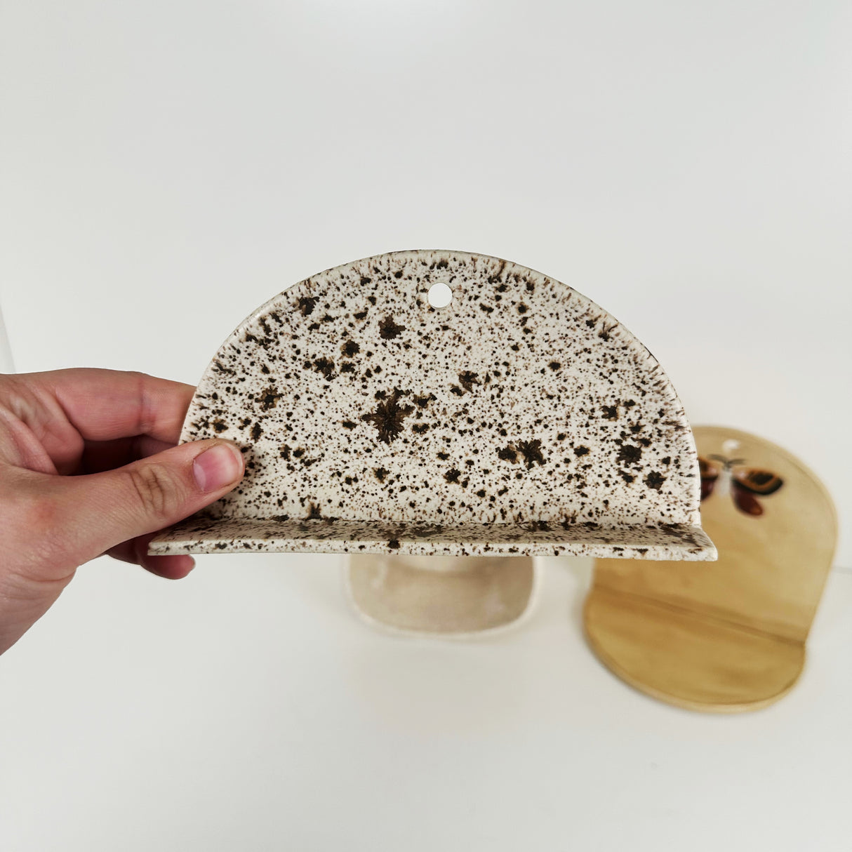 Speckled, Buff Wall Altars | Madeleine Schmidt