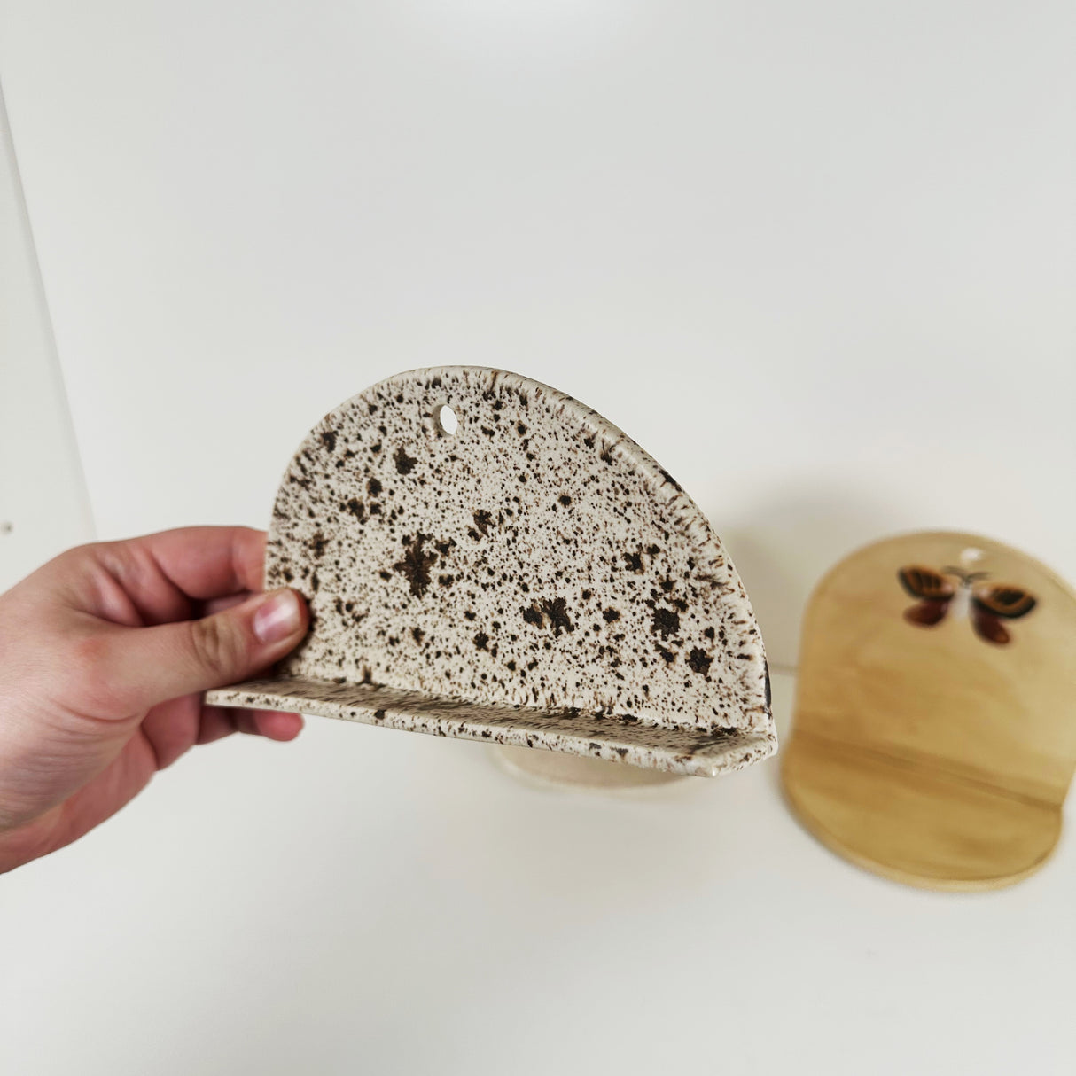 Speckled, Buff Wall Altars | Madeleine Schmidt