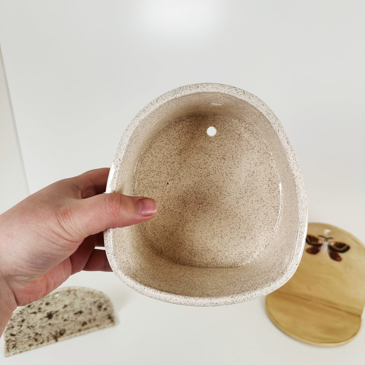 Speckled, Buff Wall Altars | Madeleine Schmidt