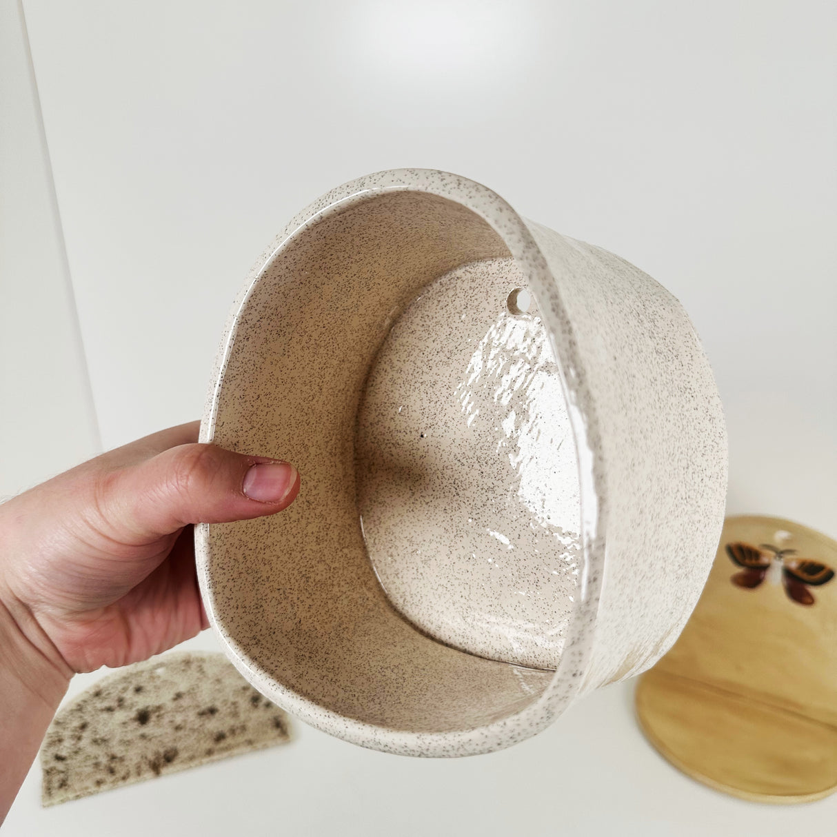Speckled, Buff Wall Altars | Madeleine Schmidt