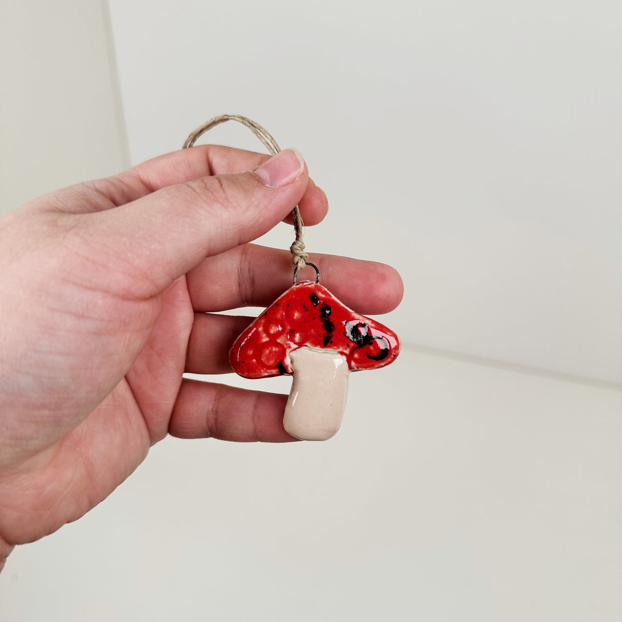 Ceramic Mini Mushroom Ornament- B | Once & Future Things